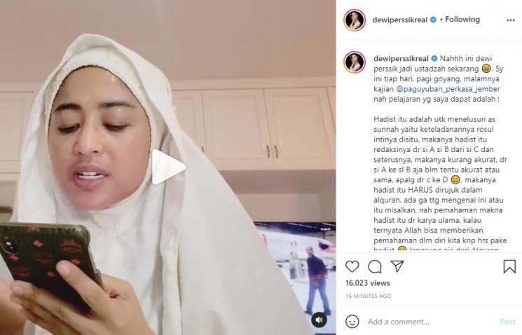 Dewi Perssik. (Iinstagram/@dewiperssikreal)
