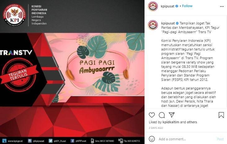 KPI Pusat. (Instagram/@kpipusat)