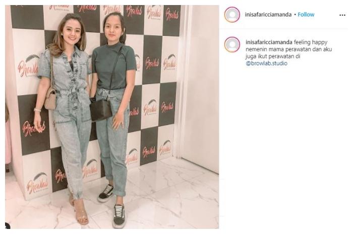 Anak Citra Monica. (Instagram/@inisafaricciamanda)