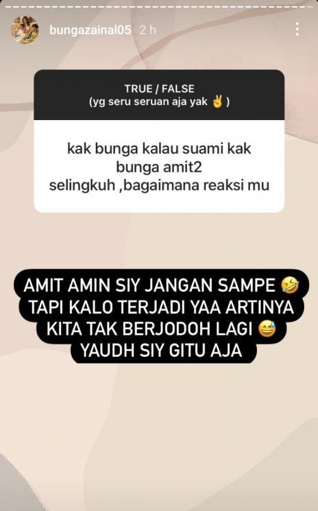 Bunga Zainal (Instagram/@bungazainal05)