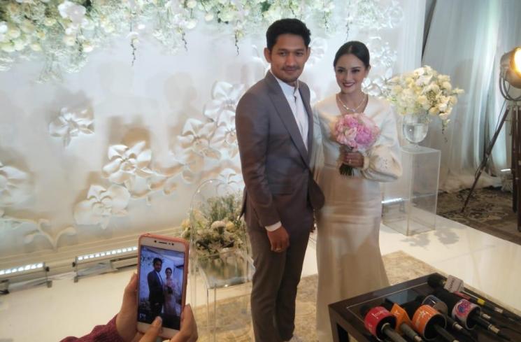 Pernikahan Ibnu Jamil dan Ririn Ekawati. (MataMata.com/Rena Pangesti)