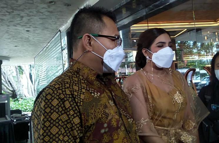 Anang Hermansyah dan Ashanty. (MataMata.com/Rena Pangesti)