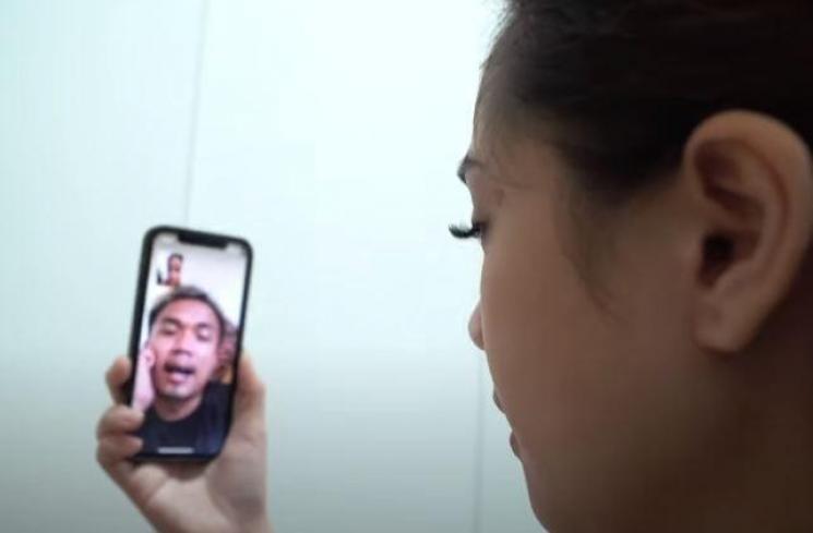 Nagita Slavina dan pak Mamad. (Youtube/RANSEntertainment)