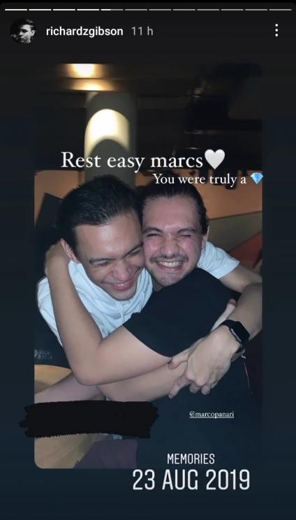 Richard Gibson dan Marco Panari (Instagram/@richardzgibson)