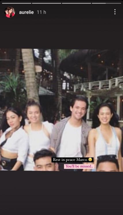 Aurelie Moeremans dan Marco Panari (Instagram/@aurelie)