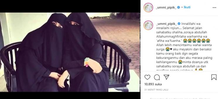 Umi Pipik dan Soraya Abdullah (Instagram/@_ummi_pipik_)