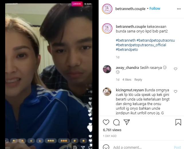 Betrand Onsu dan Sarwendah (Instagram.com/betranneth.couple)