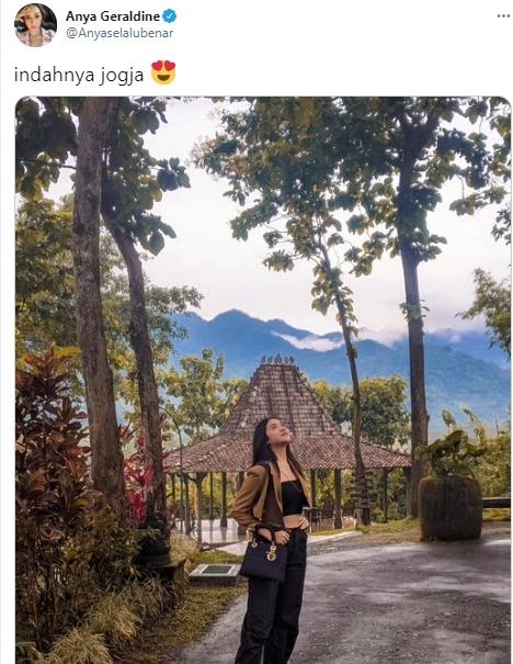 Postingan Twitter Anya Geraldine (Twitter.com/AnyaSelaluBenar)