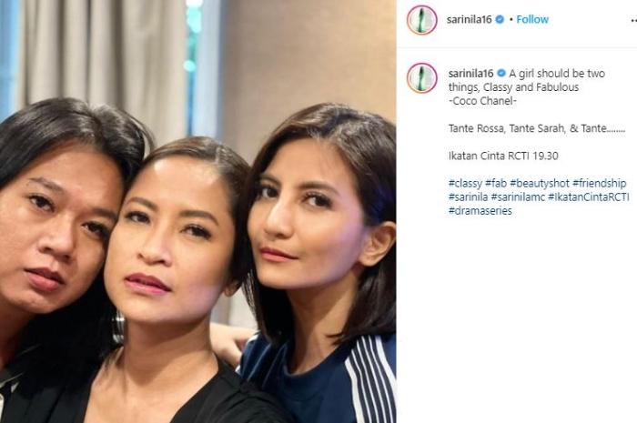 Sari Nila dan Natasha Dewanti. (Instagram/@sarinila16)