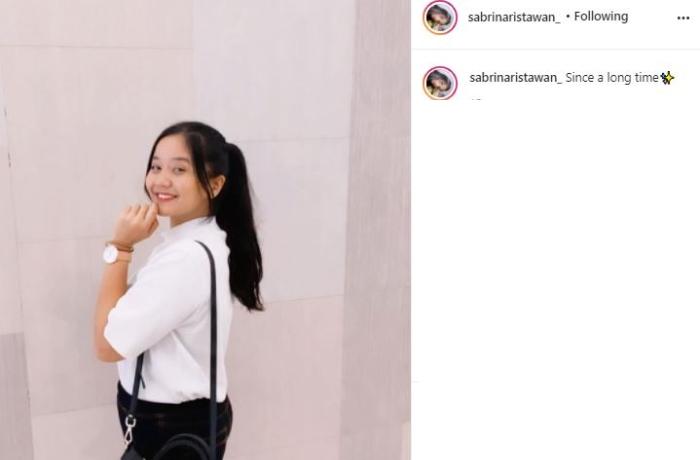 Sabrina Ristawan, gadis yang dekat dengan Galih Ginanjar. (Instagram/@sabrinaristawan_)