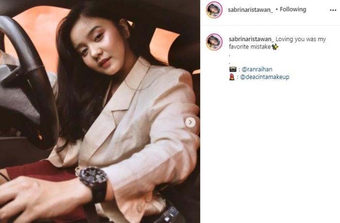 Sabrina Ristawan, gadis yang dekat dengan Galih Ginanjar. (Instagram/@sabrinaristawan_)