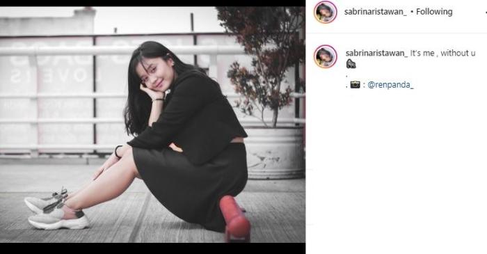 Sabrina Ristawan, gadis yang dekat dengan Galih Ginanjar. (Instagram/@sabrinaristawan_)