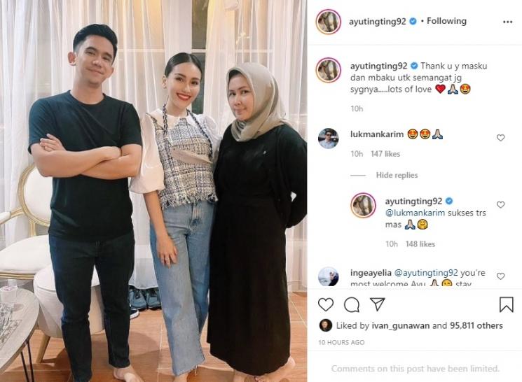 Ayu Ting Ting. (Instagram/@ayutingting92)