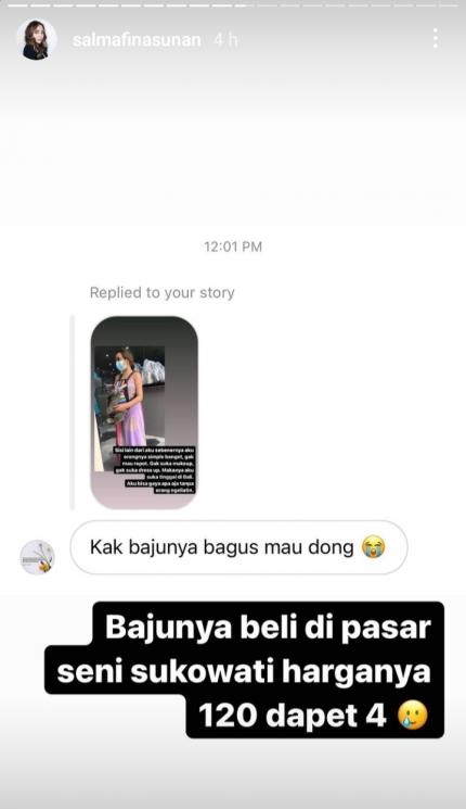 Salmafina Sunan (Instagram/@salmafinasunan)