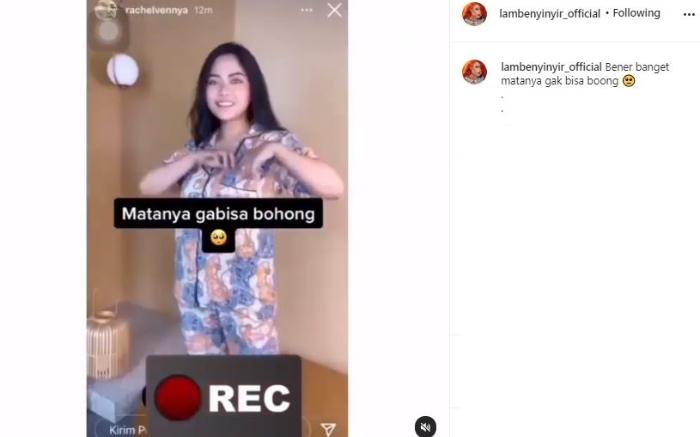 Rachel Vennya. (Instagram/@lambenyinyir_official)