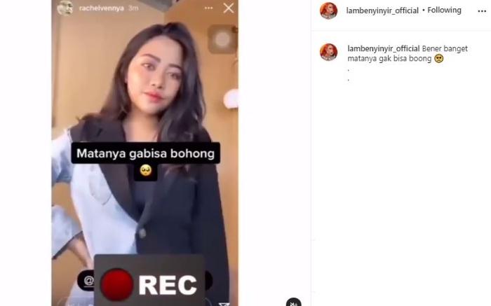 Rachel Vennya. (Instagram/@lambenyinyir_official)