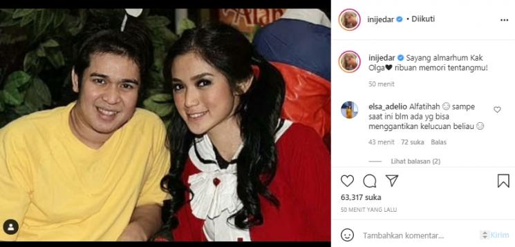 Jessica Iskandar dan Olga Syahputra (Instagram.com)