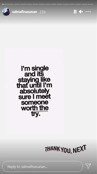 Postingan Salmafina (Instagram.com)