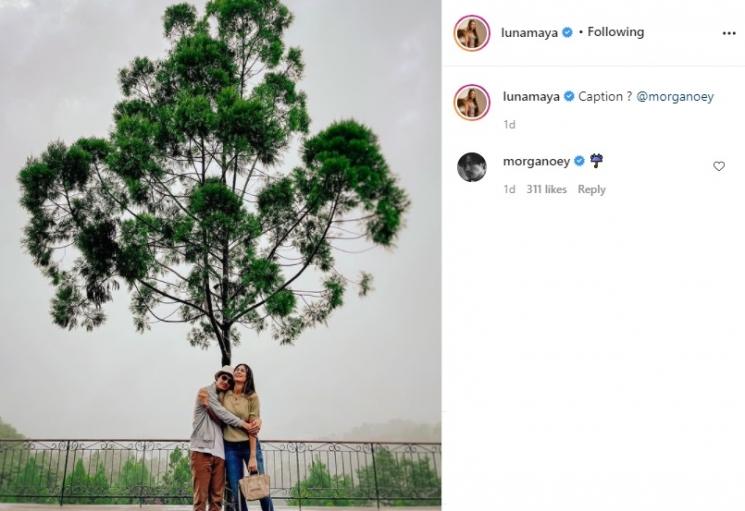 Luna Maya dan Morgan Oey. (Instagram/@lunamaya)