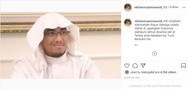 Ustaz Maaher meninggal dunia (Instagram.com)