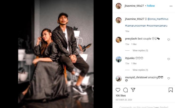 Norman Kamaru dan Jhasmine (Instagram.com)