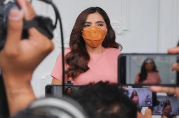 FOTO: Potret Aduhai Ashanty dalam Balutan Dress Pink Pas Badan