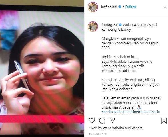 Lutfi Agizal jadi suami Amanda Manopo. (Instagram/@lutfiagizal)