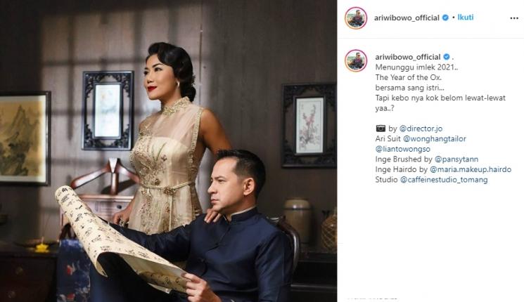 Ari Wibowo dan Istri (Instagram/@ariwibowo_official)