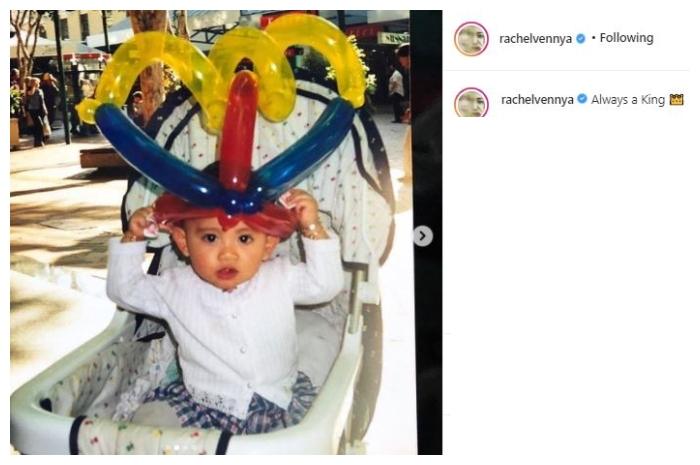 Potret masa kecil Rachel Vennya. (Instagram/@rachelvennya)
