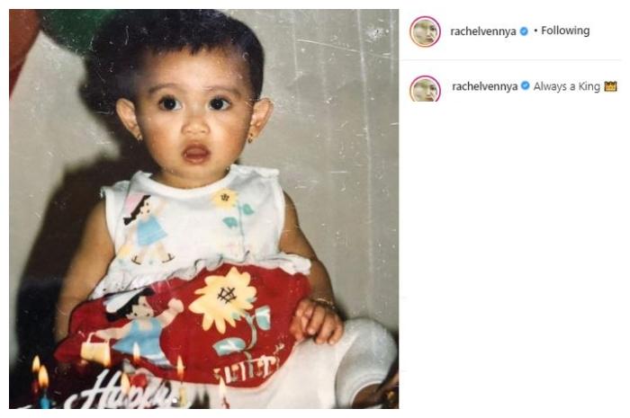 Potret masa kecil Rachel Vennya. (Instagram/@rachelvennya)