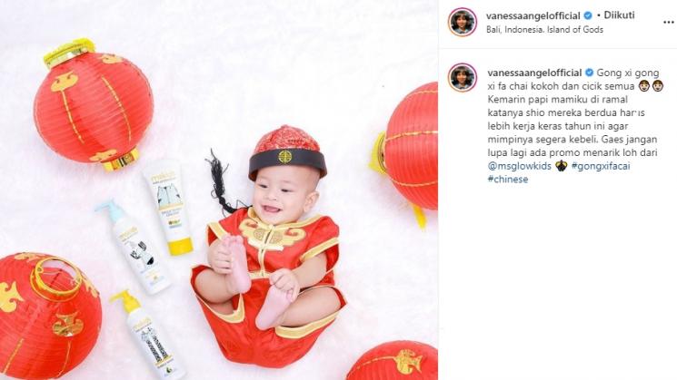 Anak Vanessa Angel (Instagram/@vanessaangelofficial)