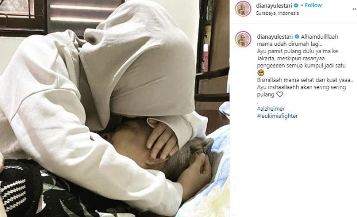 Dian Ayu Lestari, istri Omesh tinggalkan rumah hampir sebulan. (Instagram/@dianayulestari)