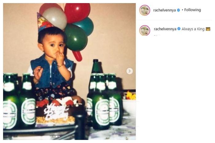 Potret masa kecil Rachel Vennya. (Instagram/@rachelvennya)