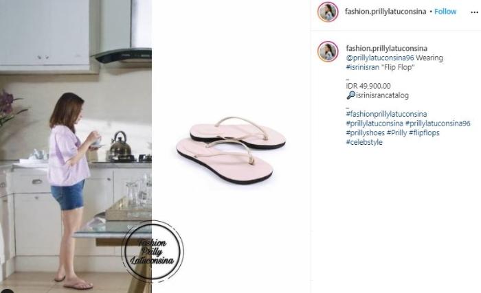 Barang murah Prilly Latuconsina. (Instagram/@fashion.prillylatuconsina)