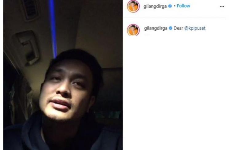 Gilang Dirga. (Instagram/@gilangdirga)