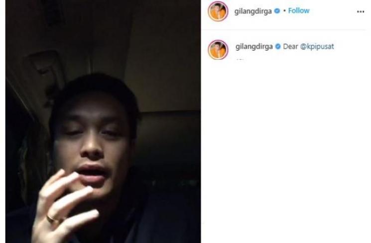 Gilang Dirga. (Instagram/@gilangdirga)