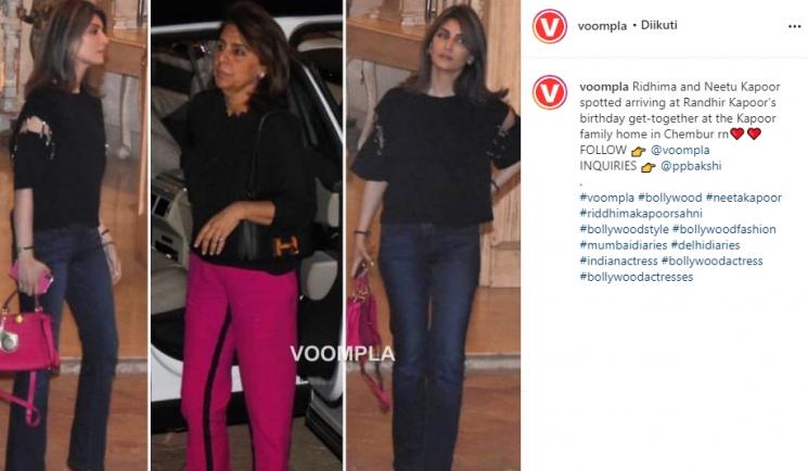 Riddhima dan Neetu Kapoor (Instagram/@voompla)