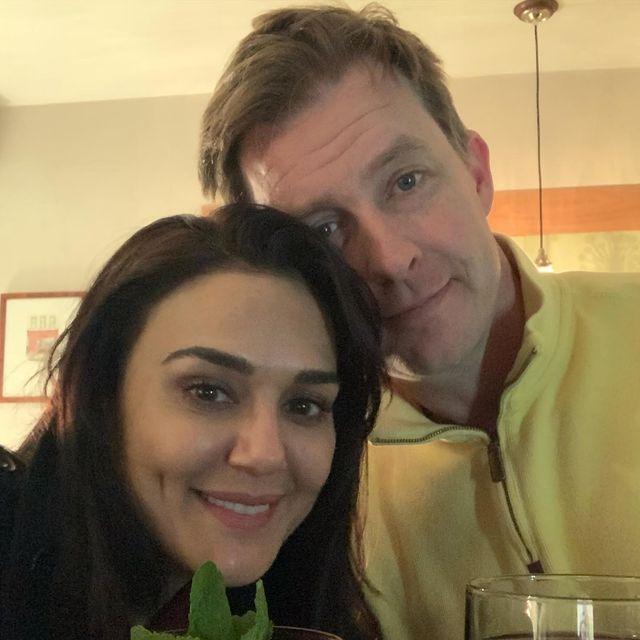 Preity Zinta dan Gene Goodenough  (Instagram/@realpz)