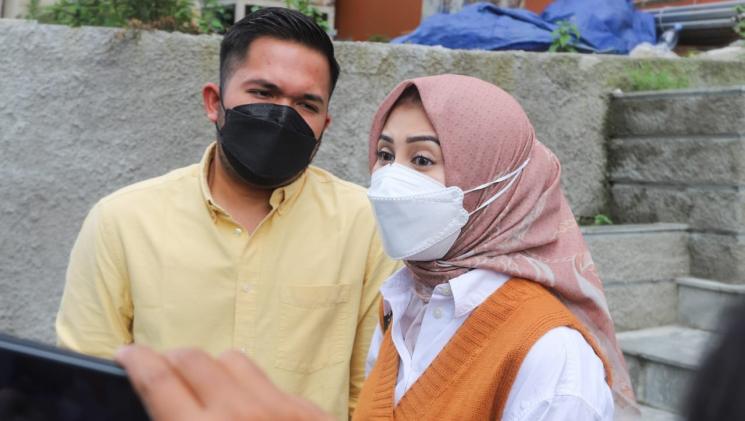 Kesha Ratuliu dan Adhi Permana (MataMata.com/Alfian Winanto)