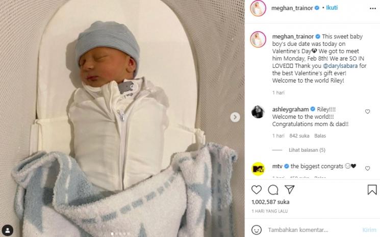 Putra Meghan Trainor dan Daryl Sabara (Instagram.com)