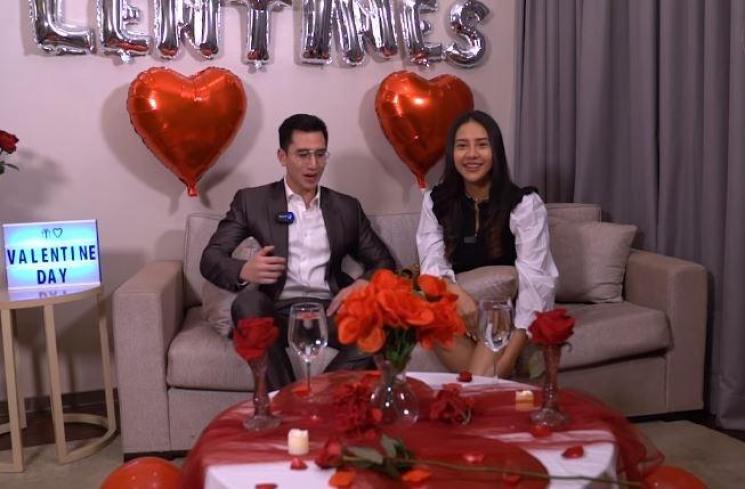 Verrell Bramasta kasih surprise Anya Geraldine. (Youtube/VRLBramasta)