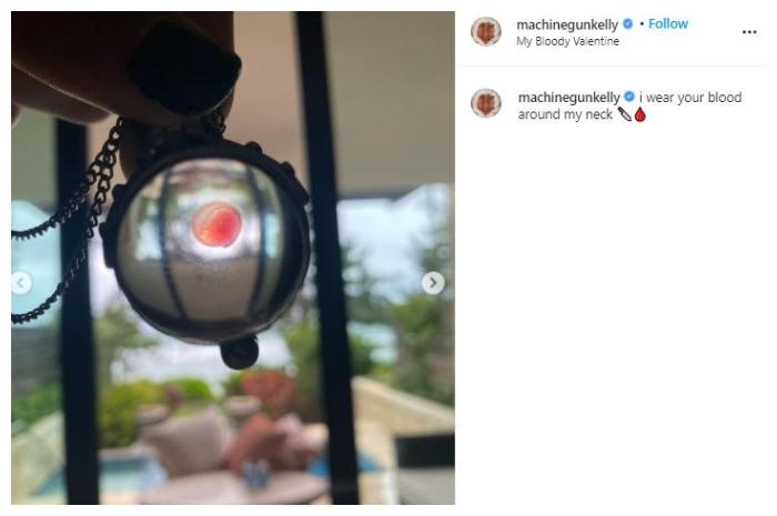 Machine Gun Kelly dan Meghan Fox. (Instagram/@machinegunkelly)