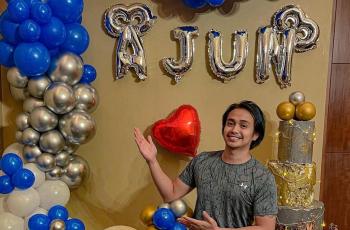 Papa Gaul Disorot, 5 Momen Ultah Ajun Perwira Bareng Keluarga