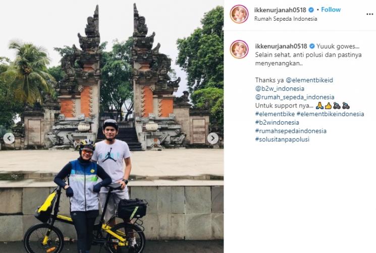 Ikke Nurjanah dan suami, Karlie Fu (Instagram/@ikkenurjanah0518)