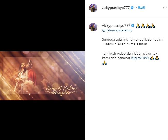 Vicky Prasetyo dan Kalina Oktarani (Instagram/@vickyprasetyo777)