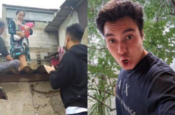Baim Wong Evakuasi Penderita Stroke hingga Bayi Terjebak Banjir, Panen Doa