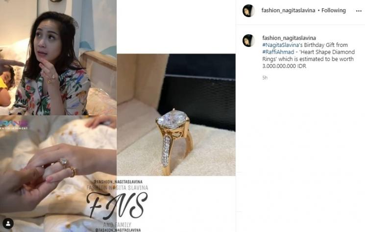 Cincin Nagita Slavina. (Instagram/@fashion_nagitaslavina)