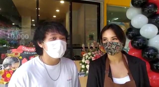 Aurelie Moeremans dan Kekasihnya, Hanif. (MataMata.com/Yuliani)