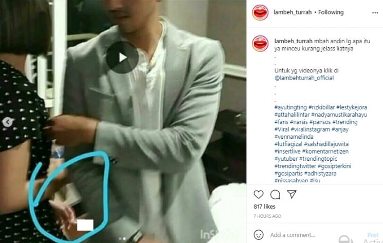 Perempuan merokok diduga Amanda Manopo (Instagram.com)