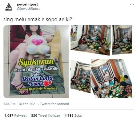 Penonton Ikatan Cinta gelar syukuran (Twitter.com)